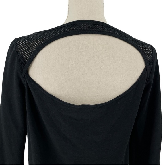 Fabletics Weston Mesh Yoke/Open Back Long Sleeve w/Thumb Holes Sweatshirt - Sz S - Picture 9 of 12